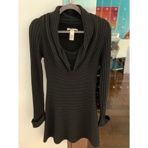 Laundry cowl neck long sleeve dress